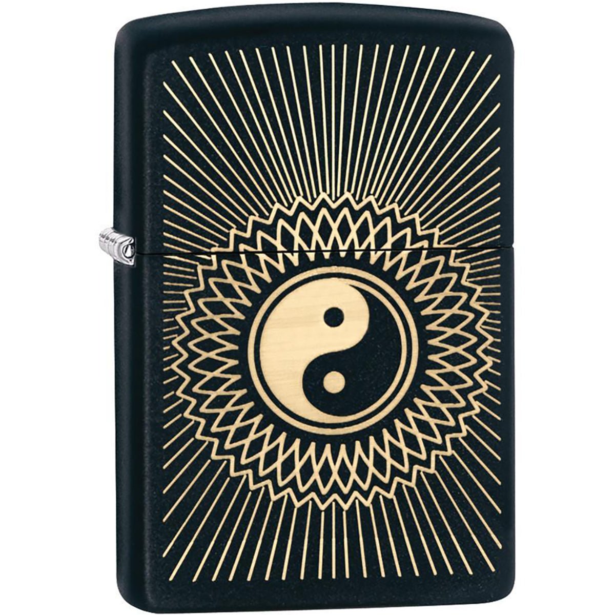 Zippo Yin-Yang Black Matte Pocket Lighter