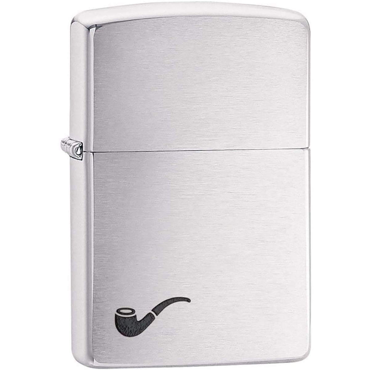 Zippo Brushed Chrome Pocket Pipe Lighter