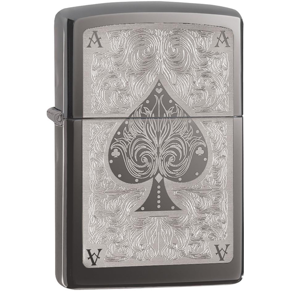 Zippo Ace of Spades Filigree Pocket Lighter