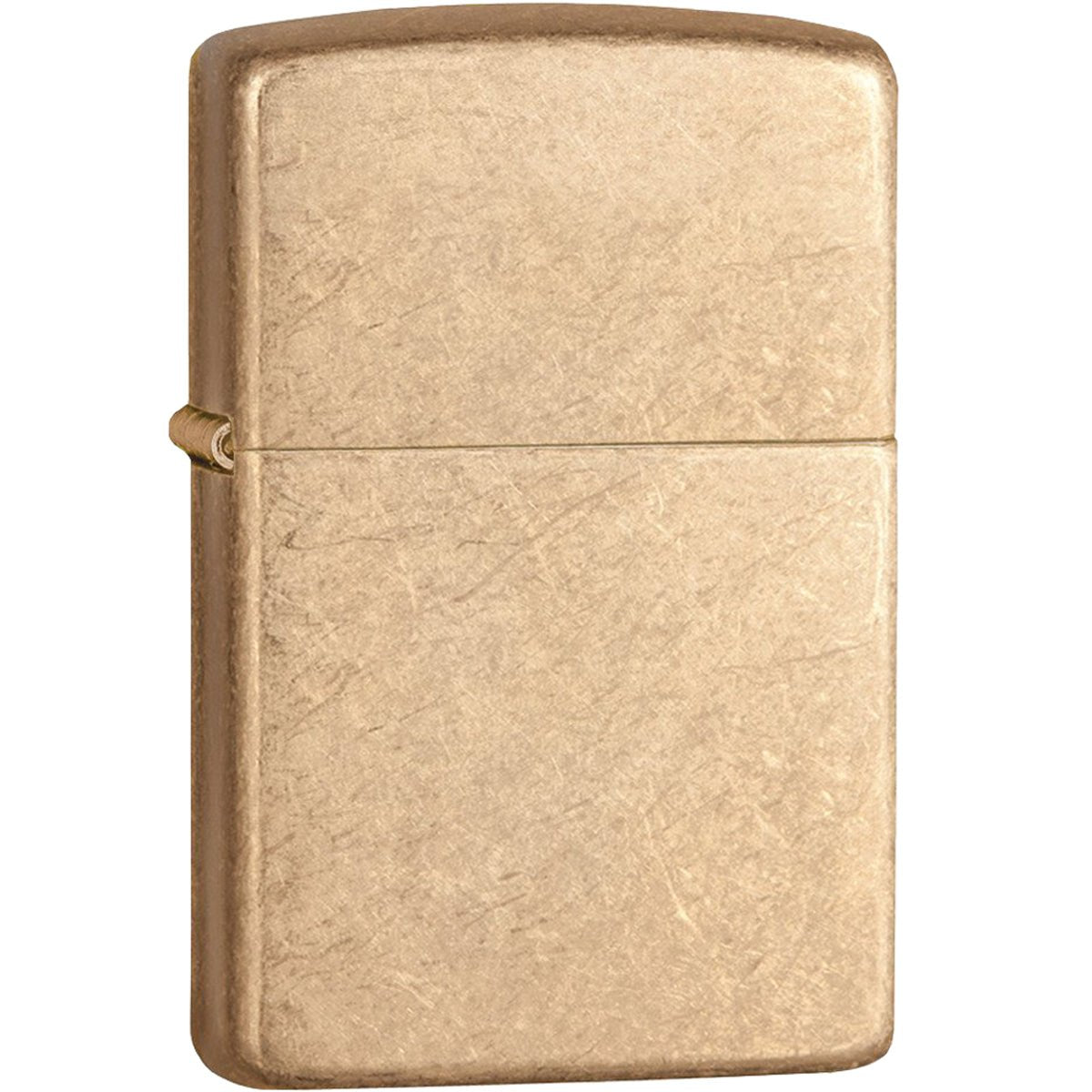 Zippo Armor Case Tumbled Brass Windproof Pocket Lighter