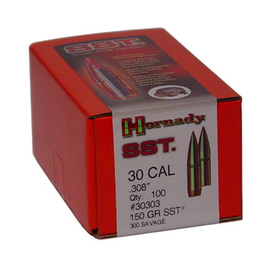 Hornady SST .30 Cal  150 gr Bullets-100cnt