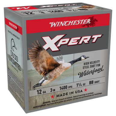 Winchester WEX123HBB Super X Xpert HV 12 Gauge 3" 1 1/4 oz BB Shot 25 Rounds