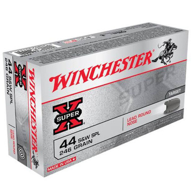 Winchester X44SP SuperX 44 Special 246 GR LRN 50 Rounds