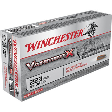 Winchester X223P Varmint X .223 55 GR Poly Tip 20 Rounds