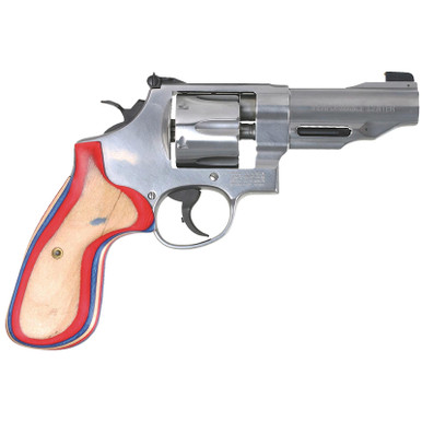 Smith & Wesson 625 45 ACP 4" Barrel Stainless Steel Satin Combat Houge Grips