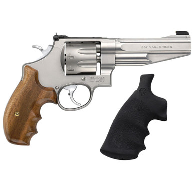 Smith & Wesson 627 Performance Center 357 Mag 5" 8rd Wood and Synthetic Grip Matte SS