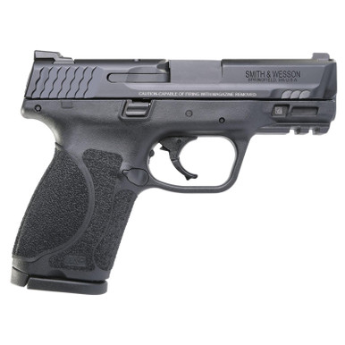 Smith & Wesson M&P 2.0 Striker Fired Compact 9MM 3.6" Barr Black Finish 15Rd 2 Mags Fixed Sights