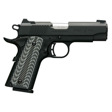 Browning Black Label Pro Compact 1911 .380 ACP 3.62" 8rd G10 Grips