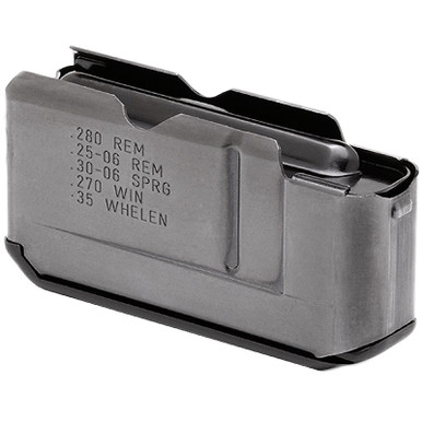 Remington 19637 Six/7600/760/76 25-06 Rem/270 Win/280 Rem/30-06 Springfield/35 Whelen 3 Round Steel Blued Finish Magazine