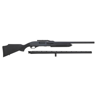 Remington 870 Express Combo 12 Ga 23 Fully Rifled Barrel 28 Vent Rib Matte Black Finish Synthetic Black Stock 4rd