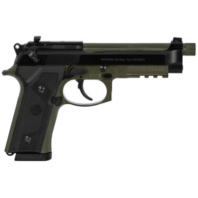 Beretta M9A3 9mm 5.2" Barrel Night Sights Decocker OD Green/Black 17rd
