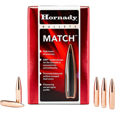 HORNADY 26335 6.5MM .264 140 GR BTHP MATCH 100 CT.