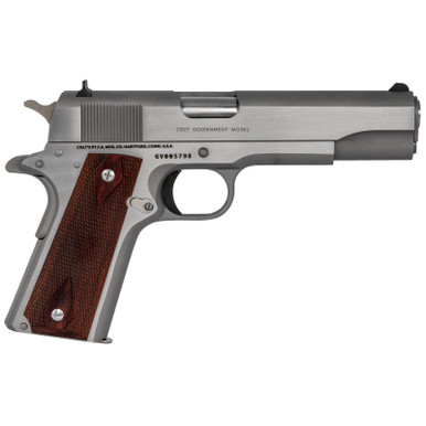 Colt O1911C-SS Government 45ACP 5" Barrel Stainless Steel