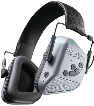 Champion Vanquish Electronic Hearing Protection w/ Bluetooth - Gray