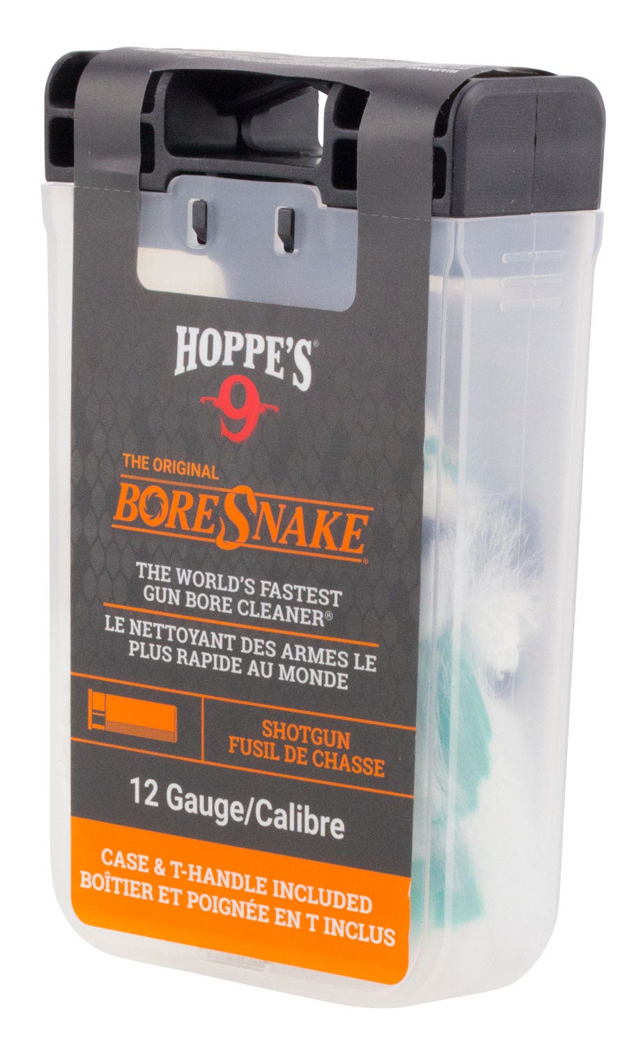 Hoppes No. 9 Boresnake Snake Den 12 Gauge Shotgun Pull Thru Bull Cleaning Rope