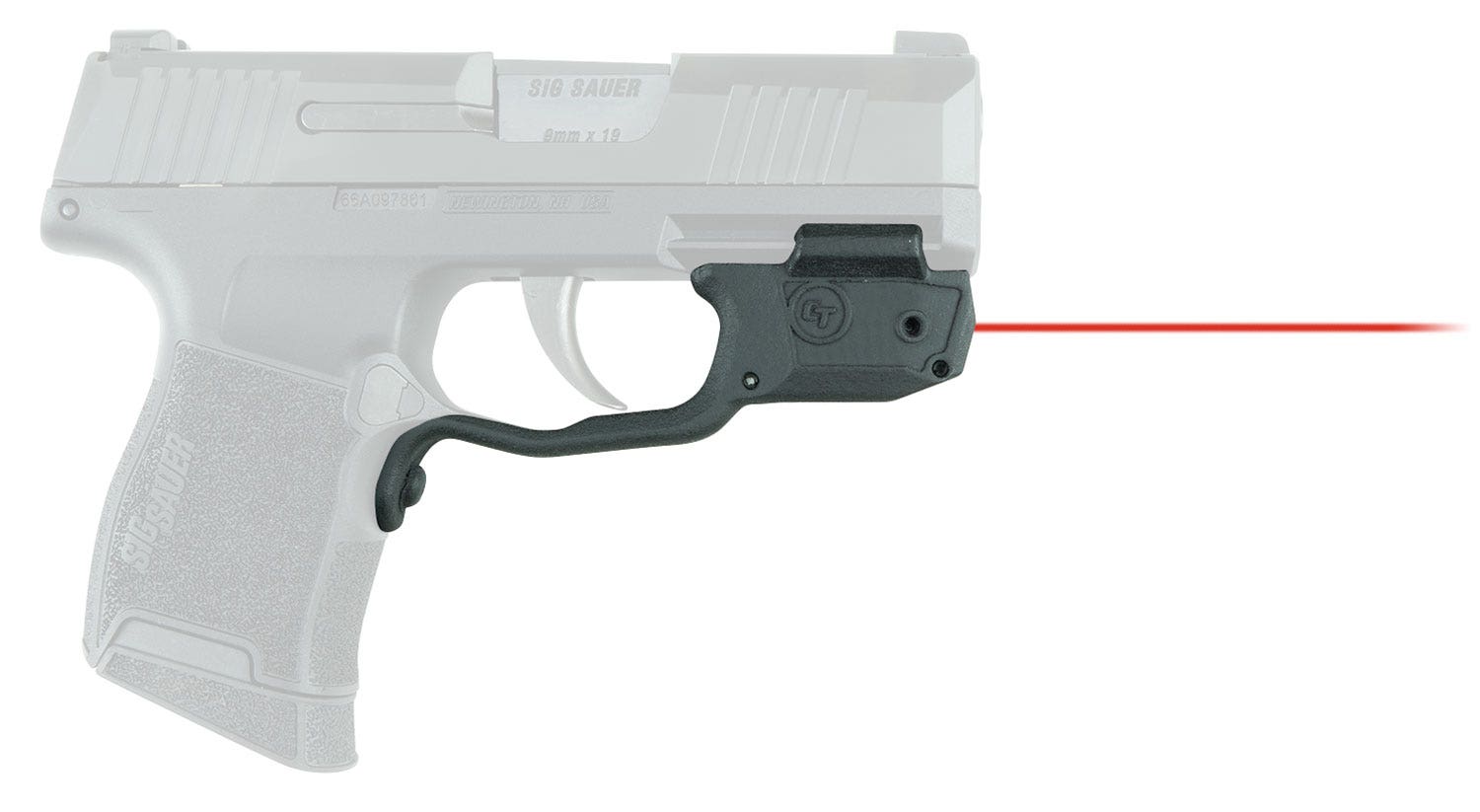 Crimson Trace LG-422 Laserguard Red Laser Sight for Sig Sauer P365
