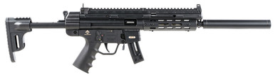 German Sport Guns GSG-16 .22LR 16in Black Faux Suppressor Barrel 10+1Rnd Black Synthetic Adj Stock Semi-Auto Rimfire Rifle