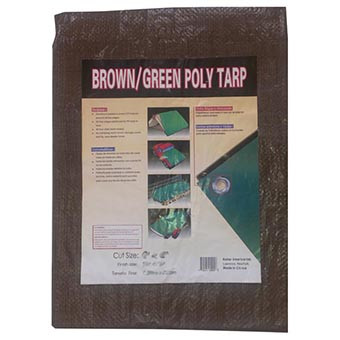 Kotap Reversible Brown/Green Tarp 10X12
