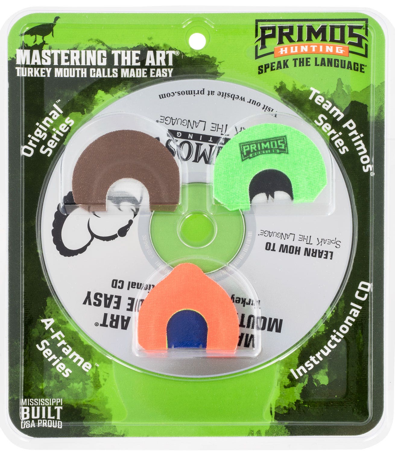 Primos Mastering the Art of  Turkey Mouth Call Pack with Instructional CD