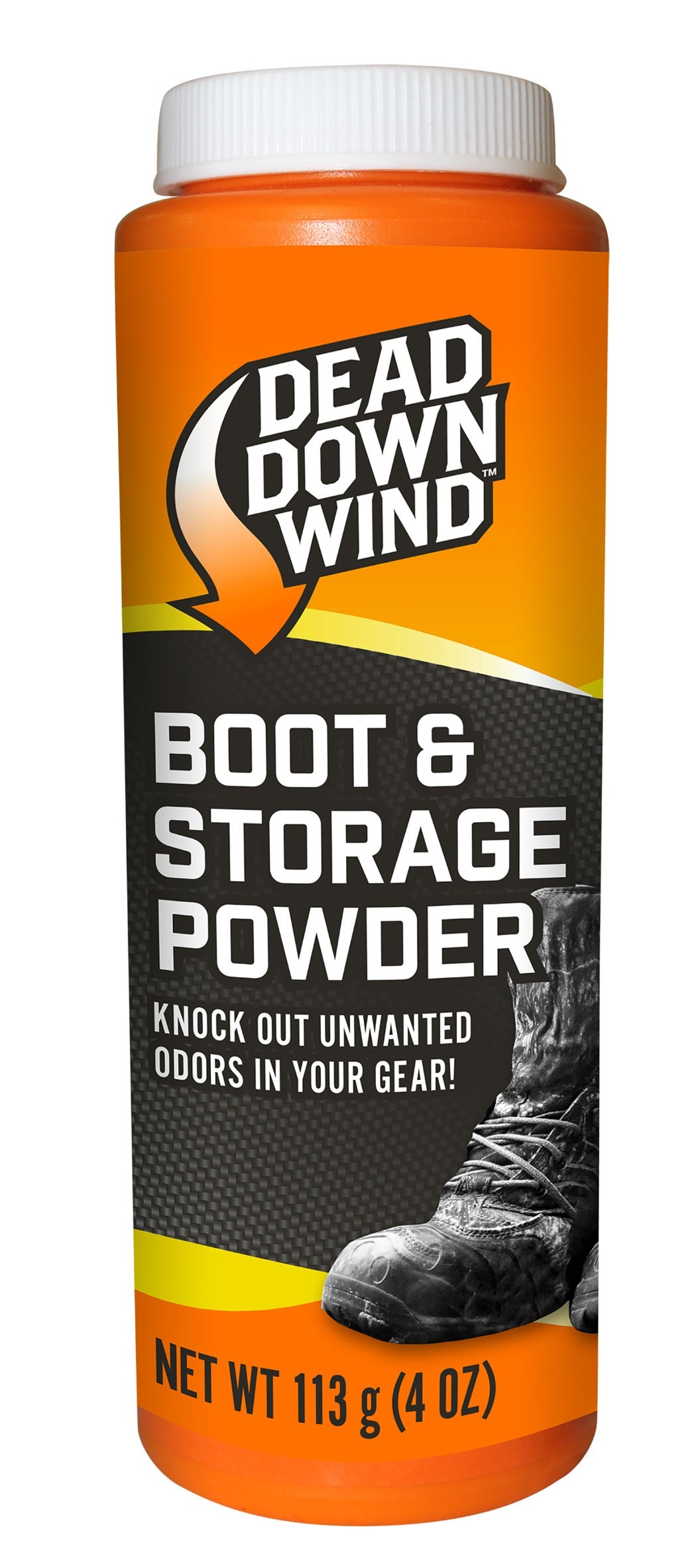 Dead Down Wind Boot & Storage Powder Odor Eliminator - Unscented Scent Cornstarch/Talc 4 oz