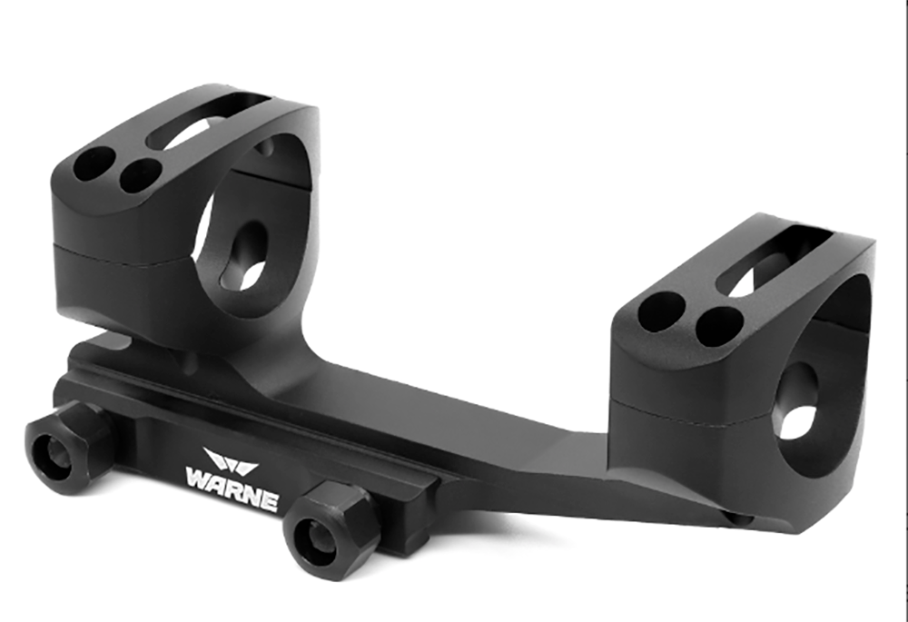 Warne One Piece AR-15 Skeletonized Scope Mount 1"