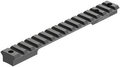 Leupold BackCountry Cross-Slot 1 Piece Base - Weatherby Mark 5-Vanguard, Long Action, Matte Black