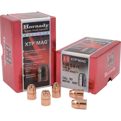 Hornady XTP Mag .50 Cal 350 gr Bullets-50cnt
