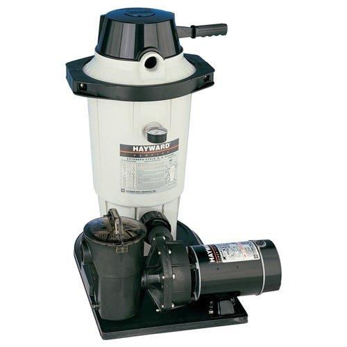 Hayward - W3EC50C93S Perflex DE Filter 25 sq. ft. with 1-1/2HP Above Ground Pool Pump
