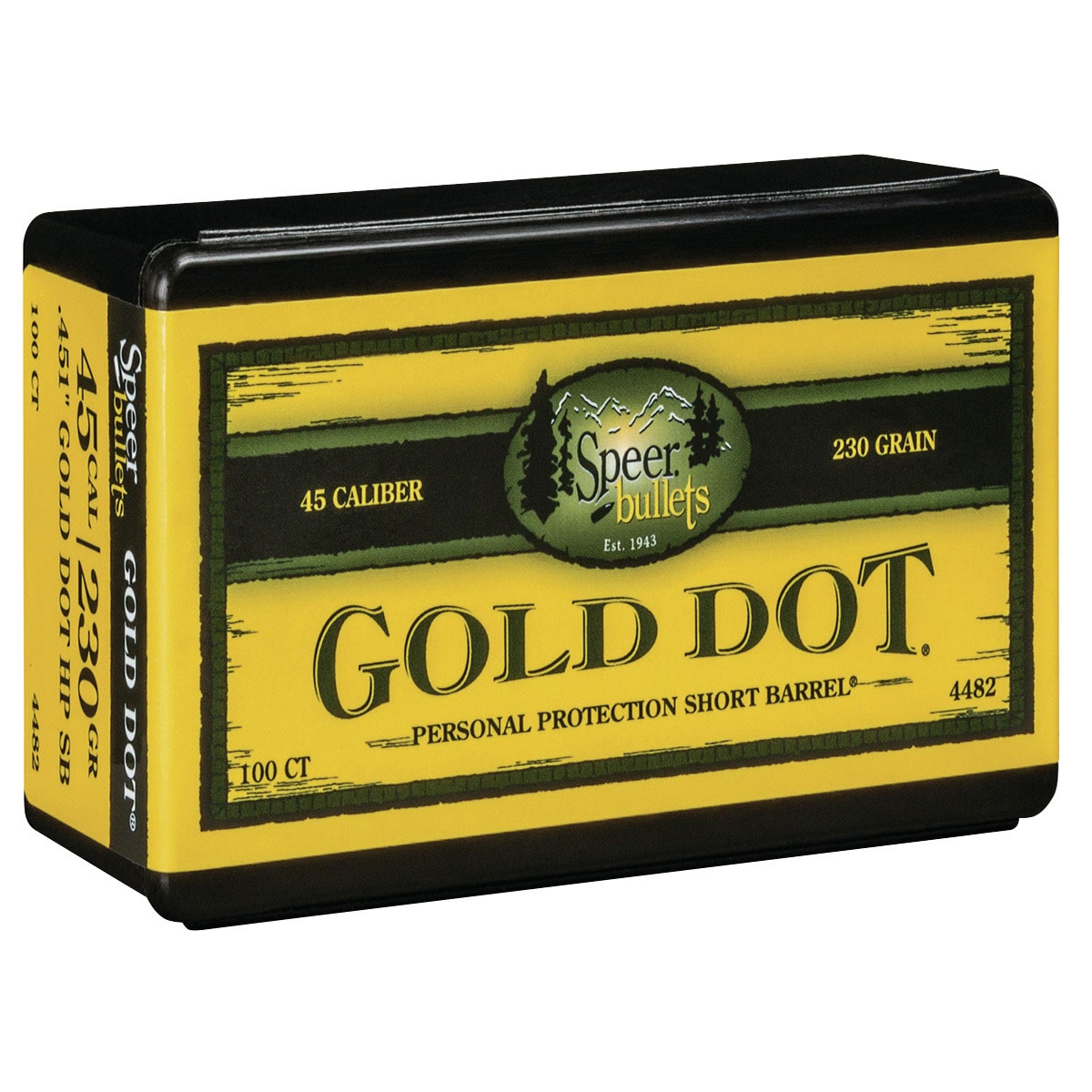 Speer's Gold Dot Bullet 451 Cal 230 Gr  100/Box