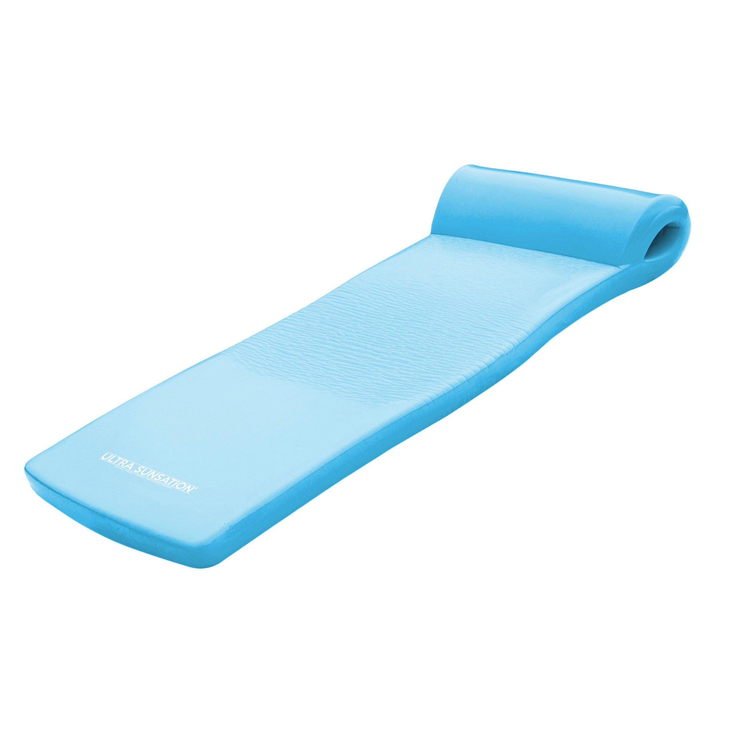 Texas Recreation - Ultra Sunsation Pool Float in Metallic Blue, 6' Length X 1-3/4" Thick