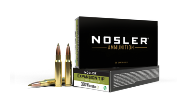 Nosler E-Tip Lead-Free .308 Winchester 168gr E-Tip Spitzer 20Rnd Rifle Ammunition
