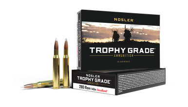 Nosler Trophy Grade .280 Remington 140gr AccuBond 20Rnd Rifle Ammunition