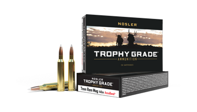 Nosler Trophy Grade 7mm Remington Magnum 140gr AccuBond Spitzer 20Rnd Rifle Ammunition