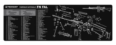 TekMat FNFAL Parts Diagram 12"x36" Original Cleaning Mat