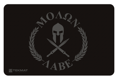 TekMat Molon Labe Spartan 11"x17" Original Cleaning Mat