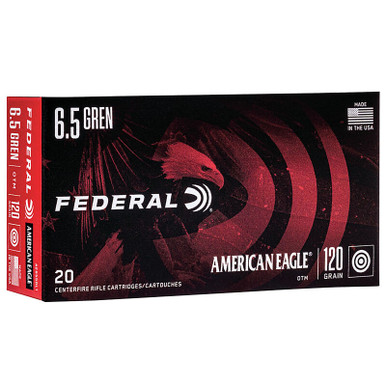 Federal AE65GDL1 American Eagle 6.5 GRendel 120 GR OTM 20 Rounds
