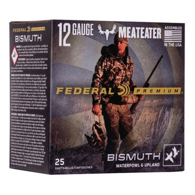 Federal Premium Meateater Bismuth 12 Gauge 3" #5 25Rnd Shotgun Ammo