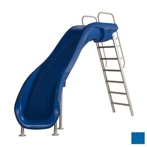 S.R. Smith - 610-209-5823 Rogue2 Pool Slide with Left Curve, Marine Blue