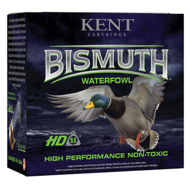 Kent Cartridge B123W403 Bismuth Waterfowl 12 Gauge 3" 1 3/8 oz 3 Shot 25 Rounds