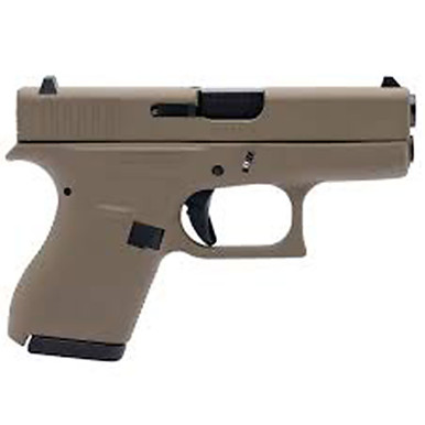 Glock G42 .380 ACP 3.25" Barrel 6rd Flat Dark Earth