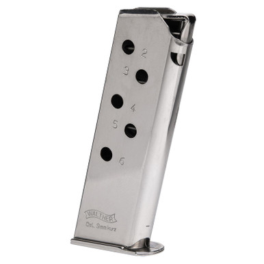 Walther Arms 2246011 PPK/S 380 ACP 7 rd Nickel Finish Magazine