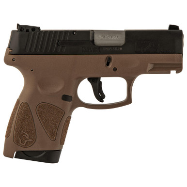 Taurus G2S. .40 S&W 3.26" Barrel 7rd Black Slide Brown