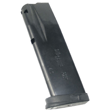 Sig Sauer P250/P320 45 ACP 9 Round Steel Blued Finish Magazine, MAG-MOD-C-45-9