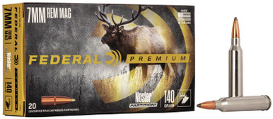 Federal Premium 7mm-08 Remington 140gr Nosler Partition 20Rnd Rifle Ammunition