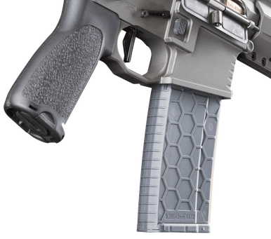 Hexmag HX30AR15S2GRY AR-15 5.56x45mm 30Rnd Gray PolyHex2 Composite Series 2 Magazine