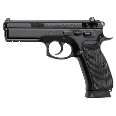 CZ 75 SP-01 cal. 9mm light rail safety black polycoat - 10rd magazines