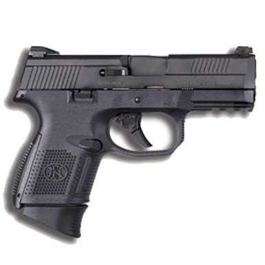 FN FNS Compact .40 S&W 3.6" Barrel Black Slide Fixed 3-Dot Sights No Manual Safety 14rd