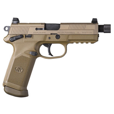 FN FNX-45 Tactical 45 ACP 4.5" Threaded Barrel FDE Night Sights 10rd