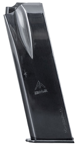 MEC-GAR MGBHP15N Browning Hi-Power 9mm Luger 15Rnd Nickel Finish Magazine