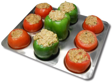 King Kooker Stainless Steel Pepper and Tomato Roasting Rack - 9 Hole